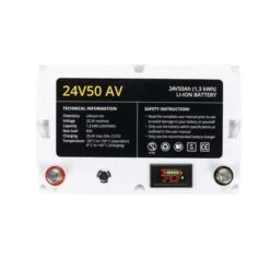 Rebelcell 24V 50AH Lithium Accu -Kota Boten Winkel Afbeelding 10010086 3